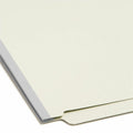 Smead Straight Tab Cut Legal Recycled End Tab File Folder, Green, 8 1/2" Width x 14" Length, 25 / Box, SMD29210