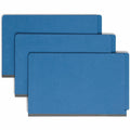 Smead Straight Tab Cut Legal Recycled Classification Folder, Dark Blue, 8 1/2" Width x 14" Length, 10 / Box, SMD29784