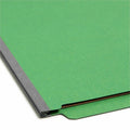 Smead Straight Tab Cut Legal Recycled Classification Folder, Green, 8 1/2" Width x 14" Length, 10 / Box, SMD29785