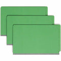 Smead Straight Tab Cut Legal Recycled Classification Folder, Green, 8 1/2" Width x 14" Length, 10 / Box, SMD29785