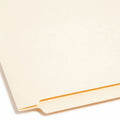 Smead Straight Tab Cut Letter Recycled Fastener Folder, Manila, 8 1/2" Width x 11" Length, 50 / Box, SMD34110