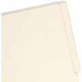 Smead Straight Tab Cut Letter Recycled Fastener Folder, Manila, 8 1/2" Width x 11" Length, 50 / Box, SMD34115