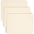 Smead Straight Tab Cut Letter Recycled Fastener Folder, Manila, 8 1/2" Width x 11" Length, 50 / Box, SMD34215