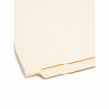 Smead Straight Tab Cut Letter Recycled Fastener Folder, Manila, 8 1/2" Width x 11" Length, 50 / Box, SMD34215