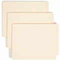 Smead Straight Tab Cut Letter Recycled Fastener Folder, Manila, 8 1/2" Width x 11" Length, 50 / Box, SMD34276