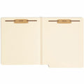 Smead Straight Tab Cut Letter Recycled Fastener Folder, Manila, 8 1/2" Width x 11" Length, 50 / Box, SMD34276