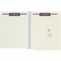 Smead Letter Recycled Fastener Folder, Green, 8 1/2" Width x 11" Length, 25 / Box, SMD34705