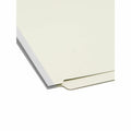Smead Letter Recycled Fastener Folder, Green, 8 1/2" Width x 11" Length, 25 / Box, SMD34725