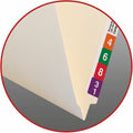 Smead Straight Tab Cut Legal Recycled Fastener Folder, Manila, 8 1/2" Width x 14" Length, 50 / Box, SMD37110