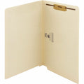 Smead Straight Tab Cut Legal Recycled Fastener Folder, Manila, 8 1/2" Width x 14" Length, 50 / Box, SMD37110