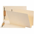 Smead Straight Tab Cut Legal Recycled Fastener Folder, Manila, 8 1/2" Width x 14" Length, 50 / Box, SMD37276