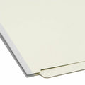 Smead Legal Recycled Fastener Folder, Green, 8 1/2" Width x 14" Length, 25 / Box, SMD37705