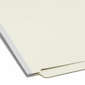 Smead Legal Recycled Fastener Folder, Green, 8 1/2" Width x 14" Length, 25 / Box, SMD37725