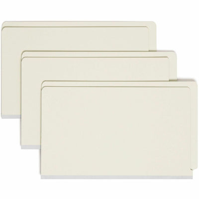 Smead Legal Recycled Fastener Folder, Green, 8 1/2" Width x 14" Length, 25 / Box, SMD37725