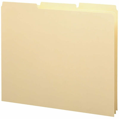 Smead Filing Guides with Blank Tab, Manila, 100 / Box, SMD50134