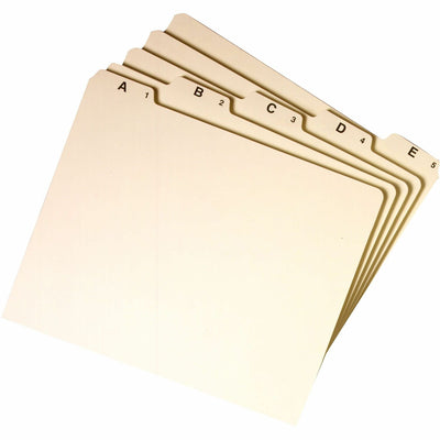 Smead Filing Guides with Alphabetic Indexing, Manila, 1 Set, SMD50176