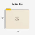 Smead File Guide, Yellow, 1 Set, SMD50180