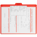 Smead 2-Pocket Out Guides, Bright Red, 50 / Box, SMD51920