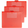 Smead 2-Pocket Out Guides, Bright Red, 50 / Box, SMD51920
