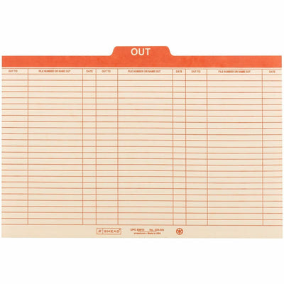 Smead 1/5 Tab Cut Legal Recycled Top Tab File Folder, Manila, 8 1/2" Width x 14" Length, 100 / Box, SMD53910