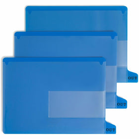 Smead End Tab Out Guides, Blue, 25 / Box, SMD61951