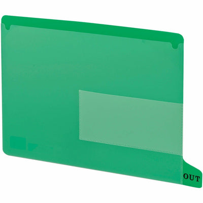 Smead End Tab Out Guides, Green, 25 / Box, SMD61952