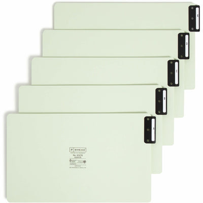 Smead 100% Recycled Filing Guides with Vertical Extra-Wide Blank Tab, 1 Set, SMD63276