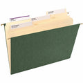 Smead Letter Recycled Hanging Folder, Standard Green, 8 1/2" Width x 11" Length, 25 / Box, SMD64010