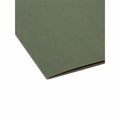 Smead Letter Recycled Hanging Folder, Standard Green, 8 1/2" Width x 11" Length, 25 / Box, SMD64010