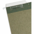 Smead 1/3 Tab Cut Letter Recycled Hanging Folder, Standard Green, 8 1/2" Width x 11" Length, 25 / Box, SMD64035