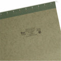 Smead 1/3 Tab Cut Letter Recycled Hanging Folder, Standard Green, 8 1/2" Width x 11" Length, 25 / Box, SMD64035