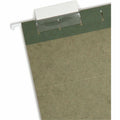 Smead 1/5 Tab Cut Letter Recycled Hanging Folder, Standard Green, 8 1/2" Width x 11" Length, 25 / Box, SMD64055