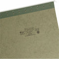 Smead 1/5 Tab Cut Letter Recycled Hanging Folder, Standard Green, 8 1/2" Width x 11" Length, 25 / Box, SMD64055