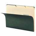 Smead 1/5 Tab Cut Letter Recycled Hanging Folder, Standard Green, 8 1/2" Width x 11" Length, 25 / Box, SMD64055