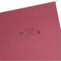 Smead Colored 1/5 Tab Cut Letter Recycled Hanging Folder, Teal, 8 1/2" Width x 11" Length, 25 / Box, SMD64056