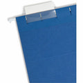 Smead 1/5 Tab Cut Letter Recycled Hanging Folder, Navy Blue, 8 1/2" Width x 11" Length, 25 / Box, SMD64057