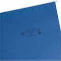 Smead 1/5 Tab Cut Letter Recycled Hanging Folder, Navy Blue, 8 1/2" Width x 11" Length, 25 / Box, SMD64057