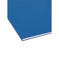 Smead 1/5 Tab Cut Letter Recycled Hanging Folder, Navy Blue, 8 1/2" Width x 11" Length, 25 / Box, SMD64057