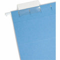 Smead Colored 1/5 Tab Cut Letter Recycled Hanging Folder, Blue, 8 1/2" Width x 11" Length, 25 / Box, SMD64060