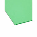 Smead Colored 1/5 Tab Cut Letter Recycled Hanging Folder, Green, 8 1/2" Width x 11" Length, 25 / Box, SMD64061