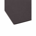Smead Colored 1/5 Tab Cut Letter Recycled Hanging Folder, Black, 8 1/2" Width x 11" Length, 25 / Box, SMD64062