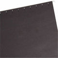 Smead Colored 1/5 Tab Cut Letter Recycled Hanging Folder, Black, 8 1/2" Width x 11" Length, 25 / Box, SMD64062