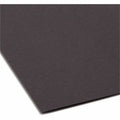 Smead Colored 1/5 Tab Cut Letter Recycled Hanging Folder, Black, 8 1/2" Width x 11" Length, 25 / Box, SMD64062