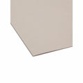Smead Colored 1/5 Tab Cut Letter Recycled Hanging Folder, Gray, 8 1/2" Width x 11" Length, 25 / Box, SMD64063