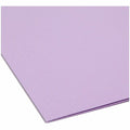 Smead Colored 1/5 Tab Cut Letter Recycled Hanging Folder, Lavender, 8 1/2" Width x 11" Length, 25 / Box, SMD64064