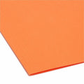 Smead Colored 1/5 Tab Cut Letter Recycled Hanging Folder, Orange, 8 1/2" Width x 11" Length, 25 / Box, SMD64065