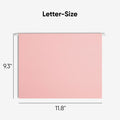 Smead Colored 1/5 Tab Cut Letter Recycled Hanging Folder, Pink, 8 1/2" Width x 11" Length, 25 / Box, SMD64066