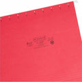Smead Colored 1/5 Tab Cut Letter Recycled Hanging Folder, 8 1/2" Width x 11" Length, 25 / Box, SMD64067