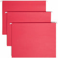 Smead Colored 1/5 Tab Cut Letter Recycled Hanging Folder, 8 1/2" Width x 11" Length, 25 / Box, SMD64067