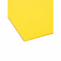 Smead Colored 1/5 Tab Cut Letter Recycled Hanging Folder, Yellow, 8 1/2" Width x 11" Length, 25 / Box, SMD64069